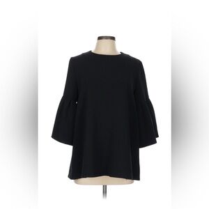 EDIT black bell sleeve top sz large